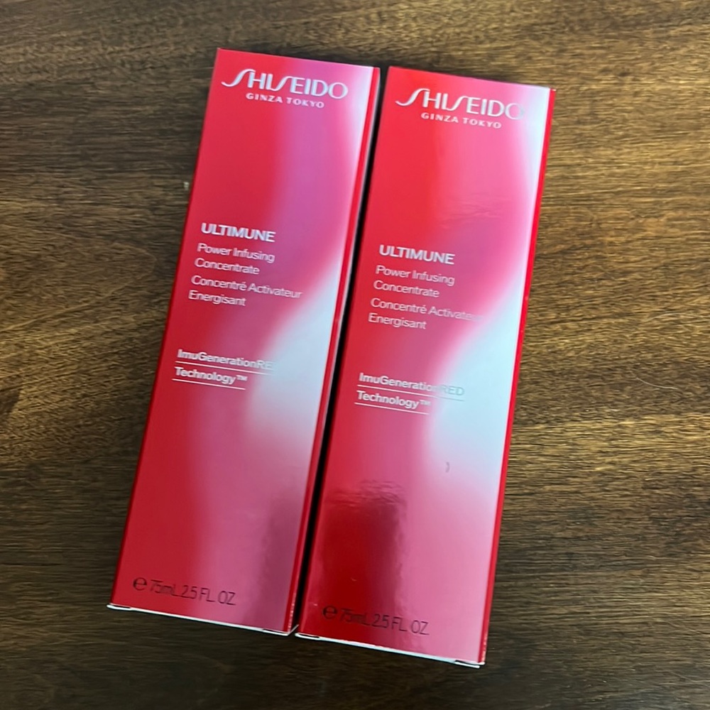 Shiseido Ultimune power infusing concentrate 2.5oz, set of 2